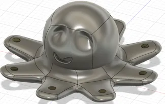 octopus pencil holder