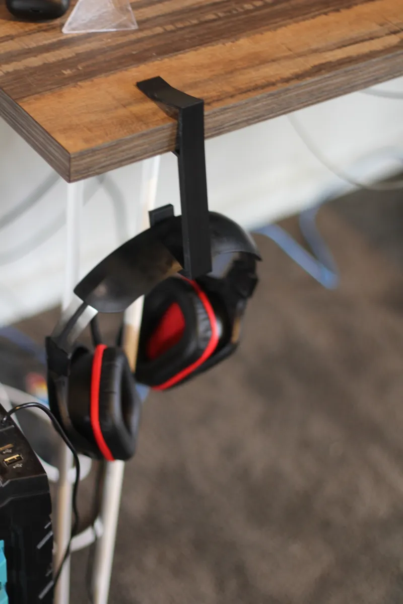 desk clamp headphone holder