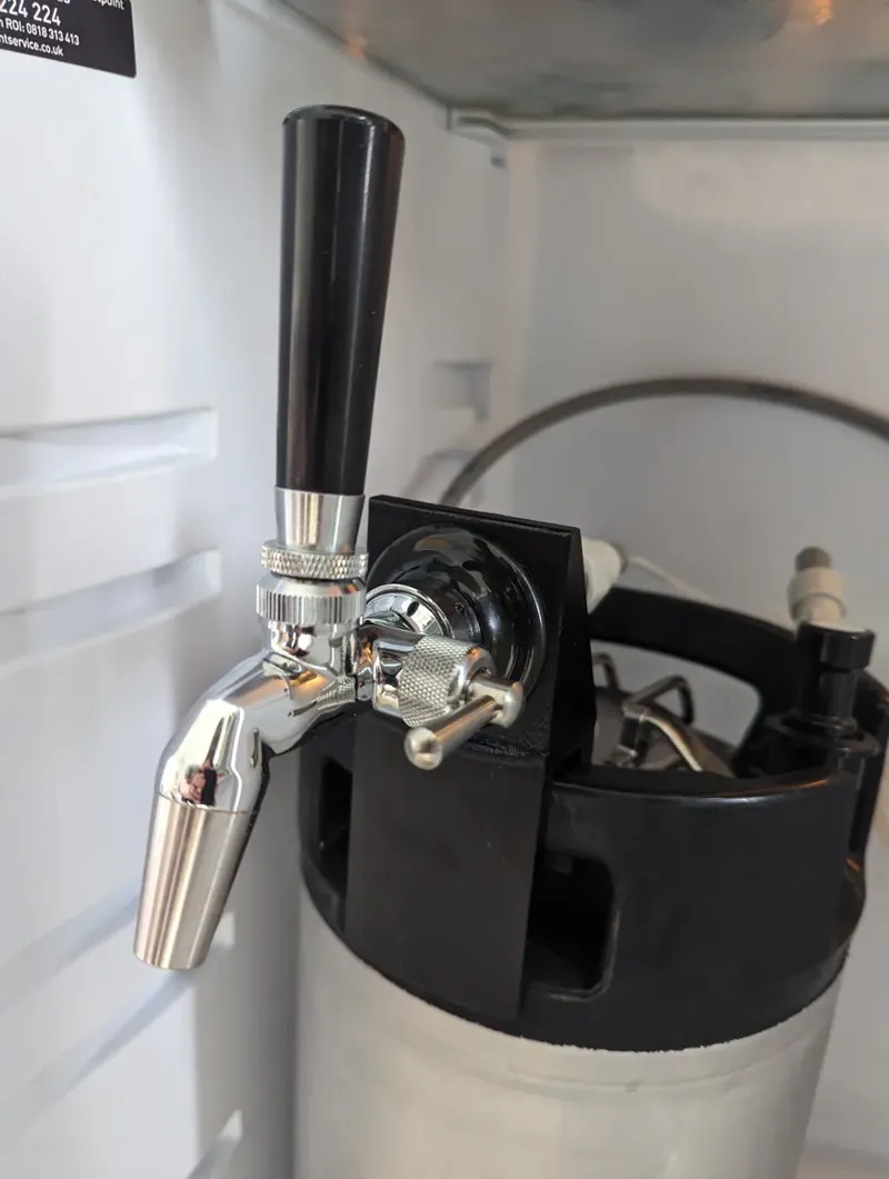 Kegland 19l Corny Keg Tap holder for Nukatap