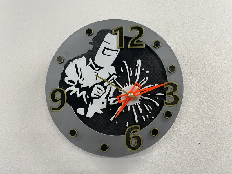 wall clock - welder