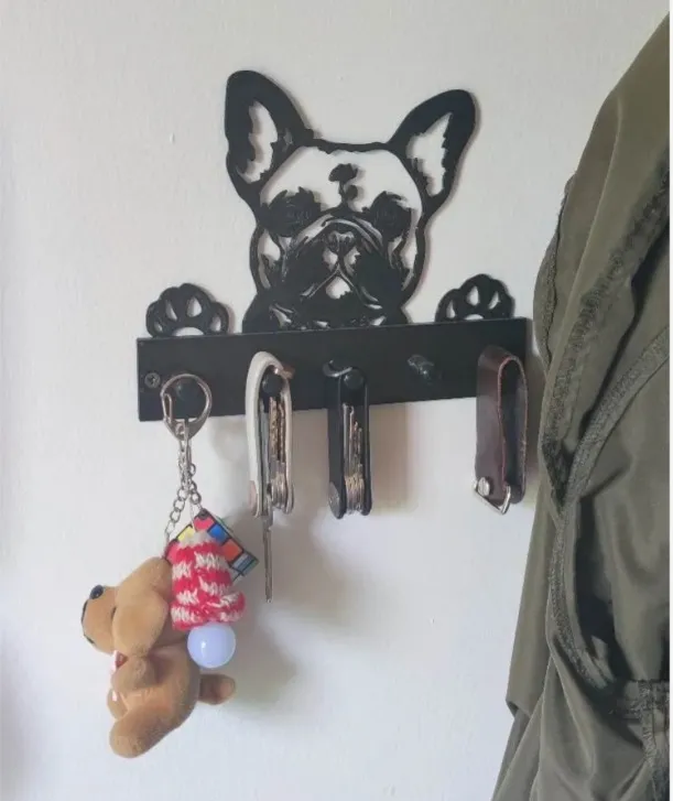 Key holder - bulldog