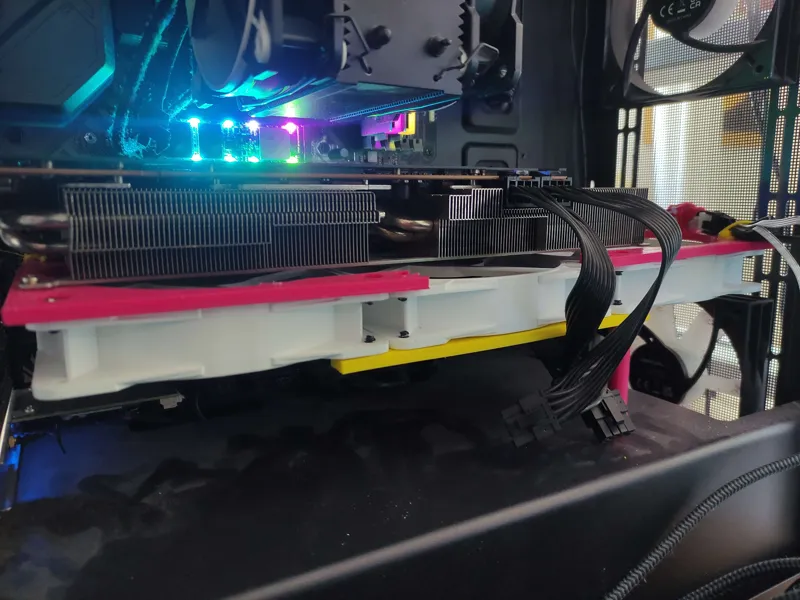 GPU 120mm fan adapter/holder