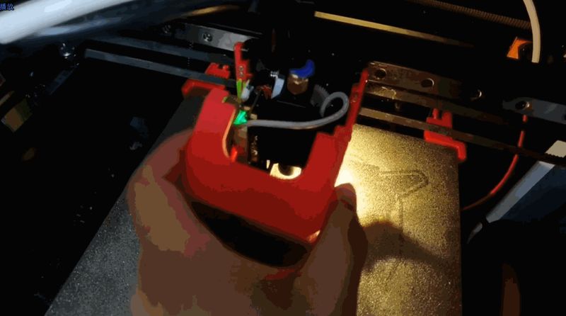 klp1 magnet extruder cover 轻量化磁吸挤出机外壳 