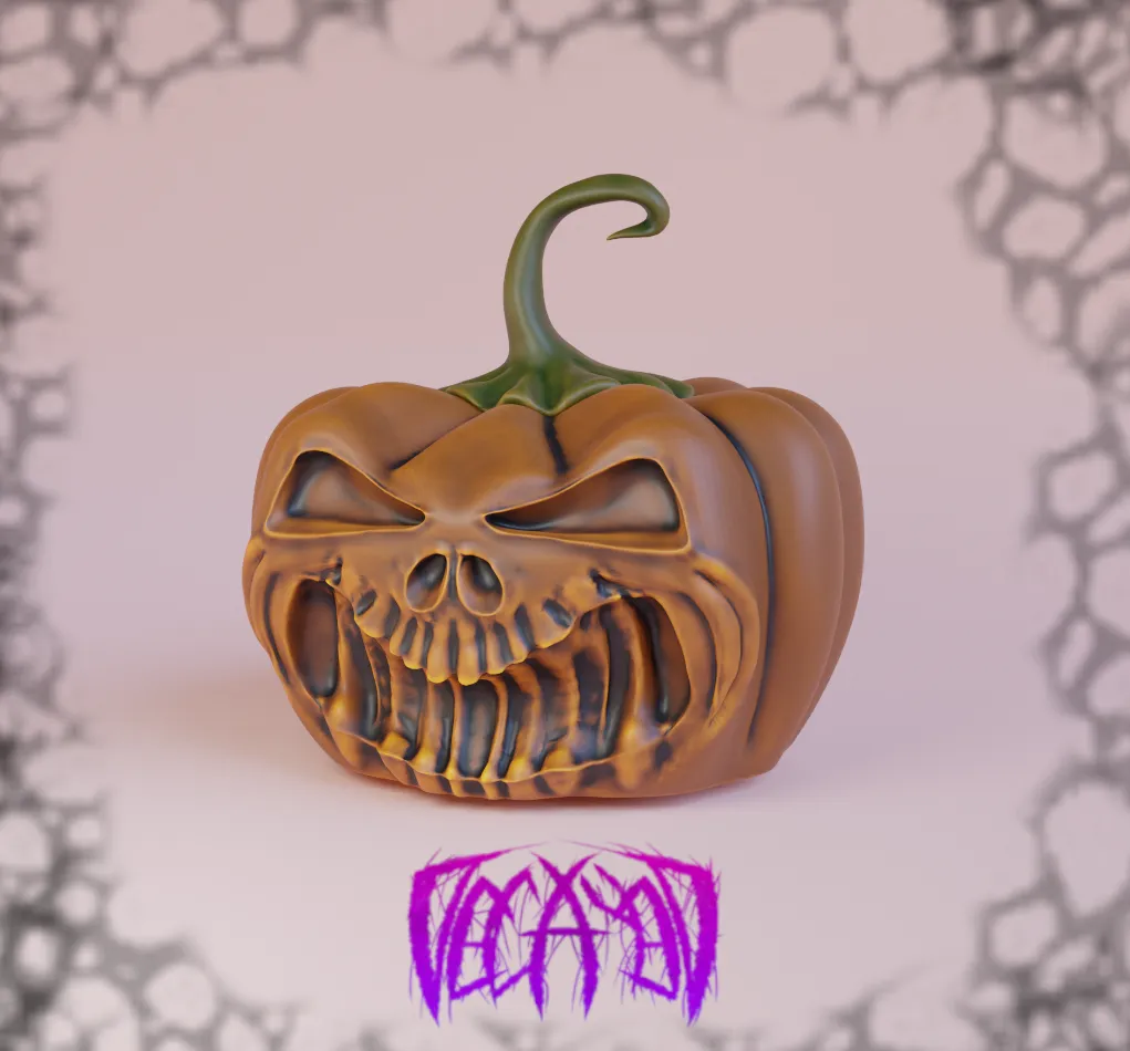 Citrouille macabre — décoration Halloween