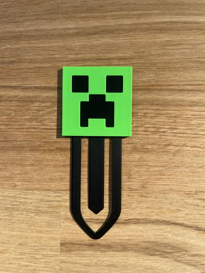 Minecraft Creeper Bookmark