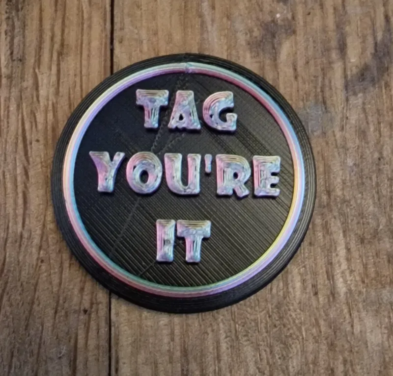 Office Tag Game Token
