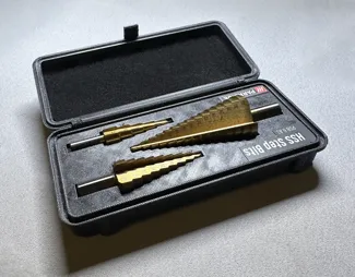 Parkside HSS Step Drill Bits Case