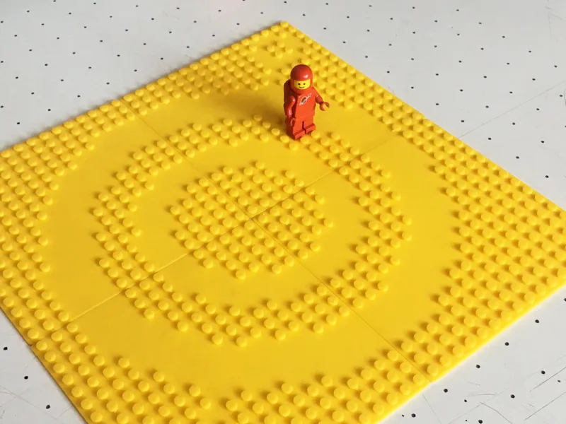 Crop Circle Baseplates - Interlocking Brick System