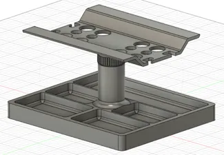 Adjustable RC Car Stand w/ Shocks Station