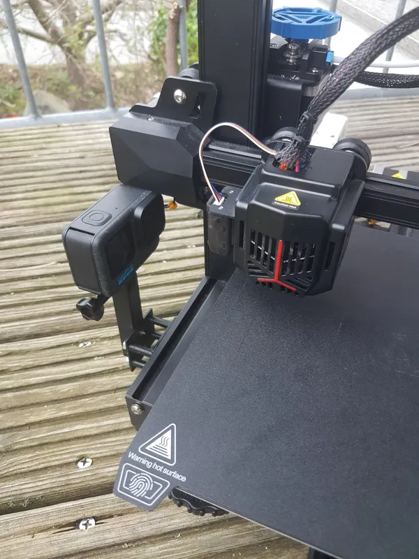 GoPro/Actioncam mount Ender 3 v2 (neo)