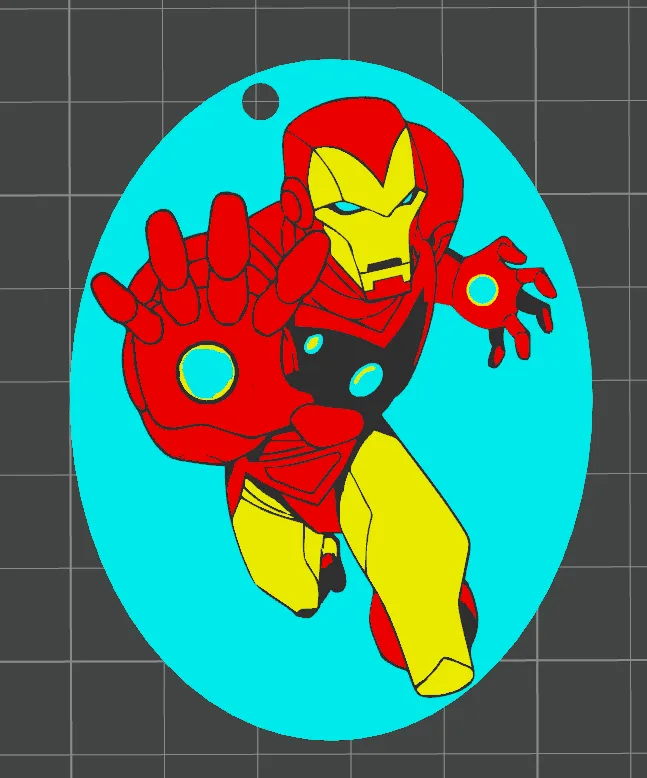 Iron Man Keychan/Llavero