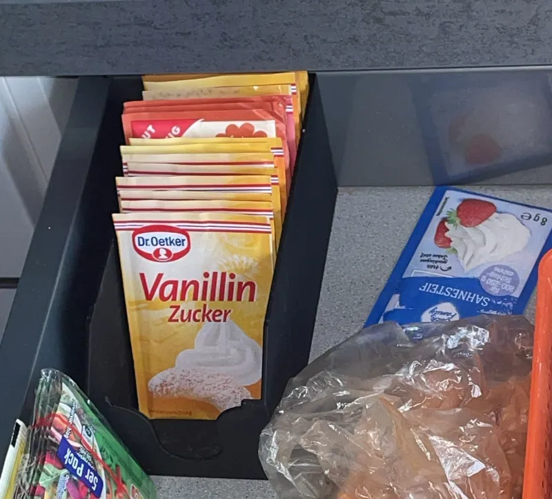 XXL Box Dr Oetker Backpulverhalter, Vanillehalter 