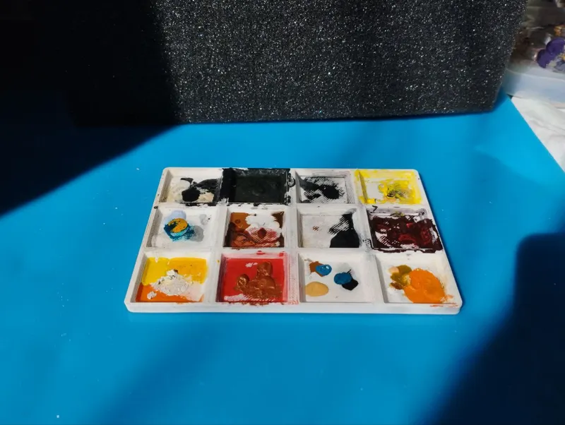 Simple palette for painting