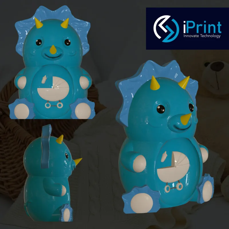 BABY SHOWER DINOSAUR GIFT ITS A BOY - NO SUPPORTS