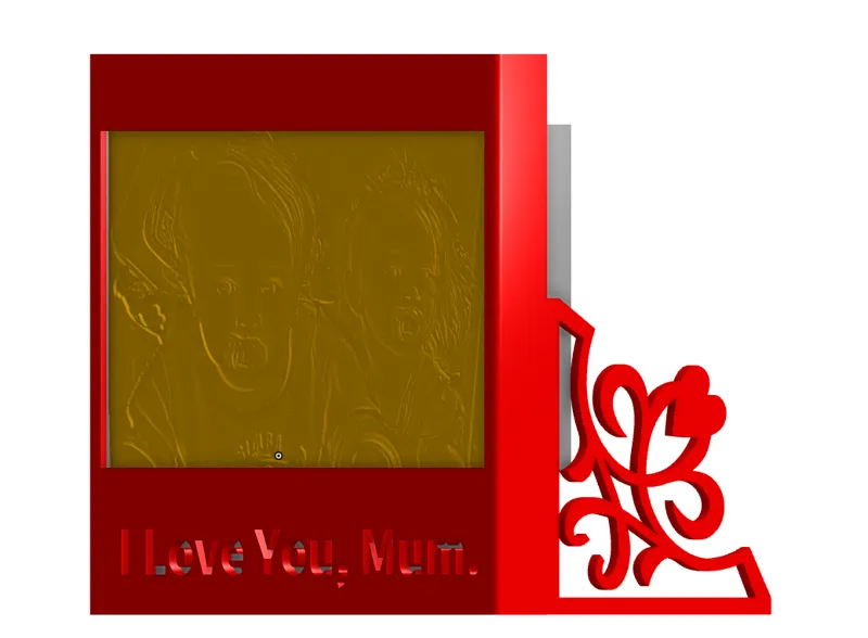 MOTHERS DAY LITHOPHANE STAND | NO SUPPORTS NEEDED