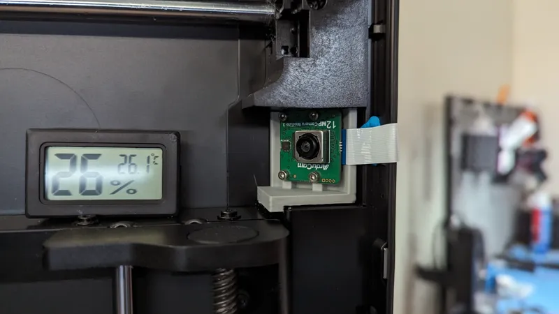 BambuLab P1S RPi Camera Mount Corner (Flipped)