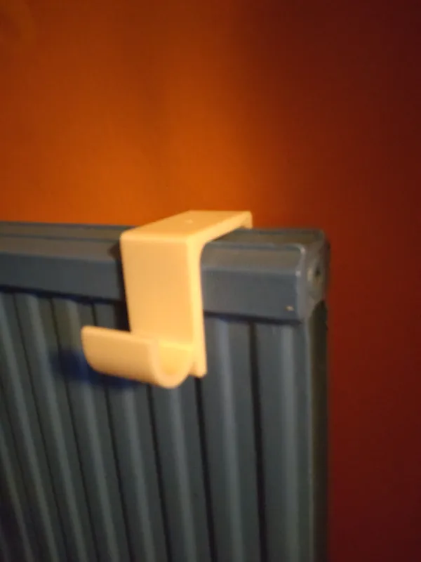 Hook for heating radiators (option for tall peg)