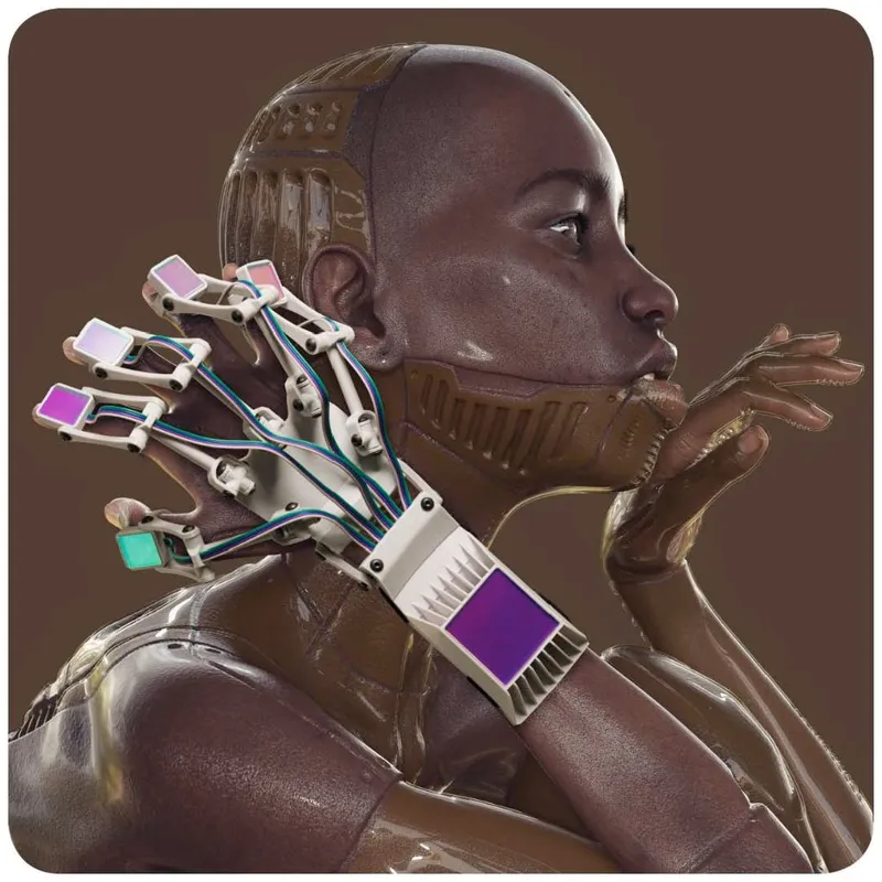 Exoskeleton Cyborg Glove