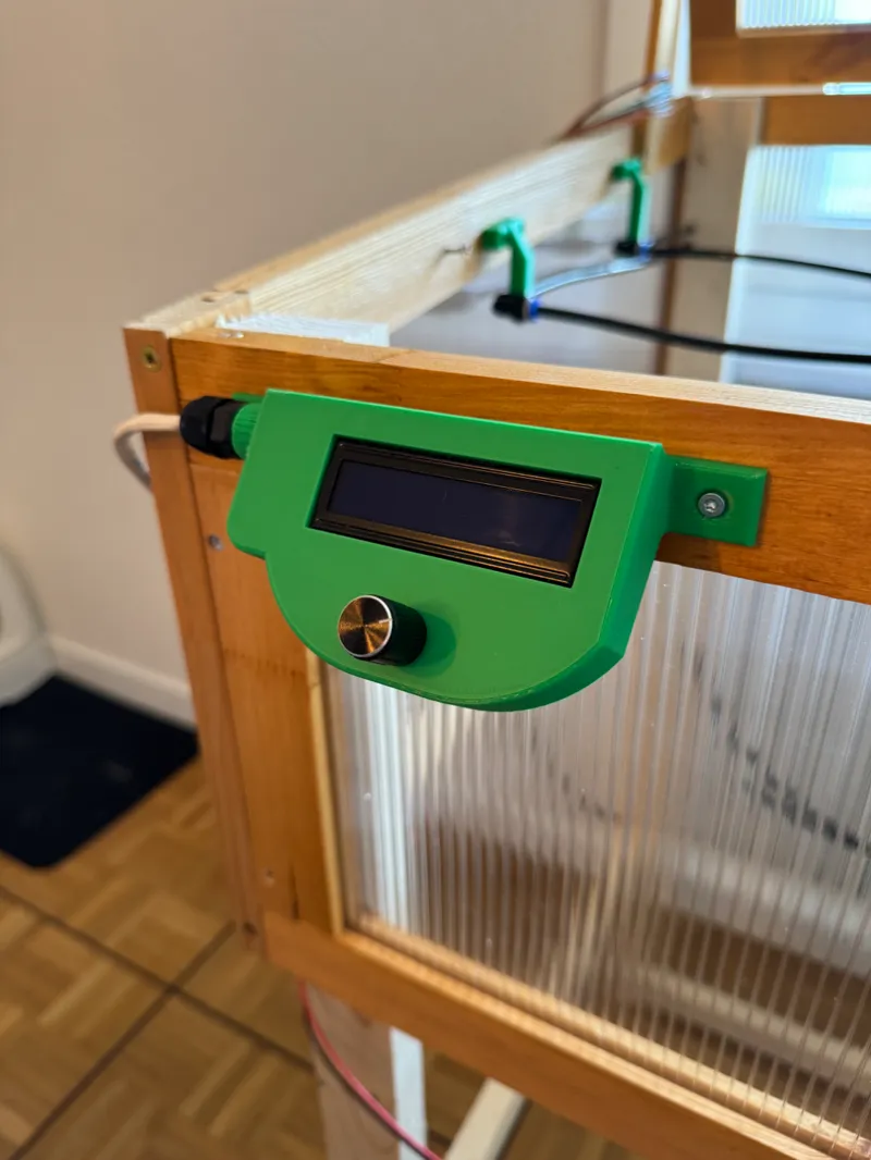 Smart Garden Support LCD+Rotary Switch