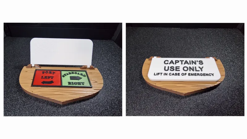 Captain's Use Only (Port and Starboard Directions)