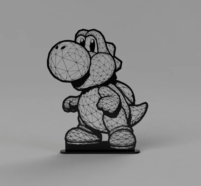 Geometric Bowser Low poly - Free 3D Print Model - MakerWorld