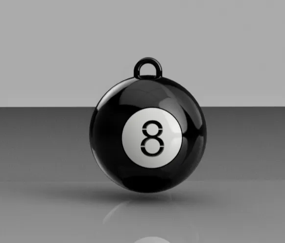 Pool Ball Rear Mirror