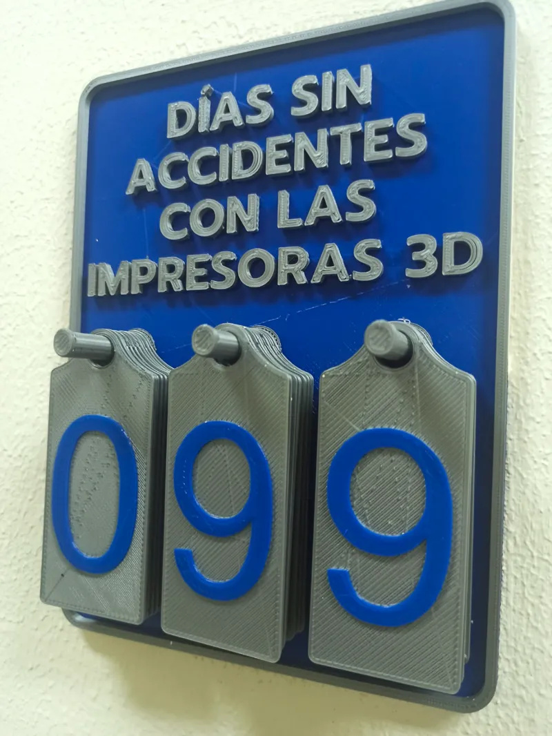 Contador de dias - accident-free days counter