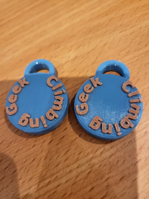 Climbing Geek Key Ring