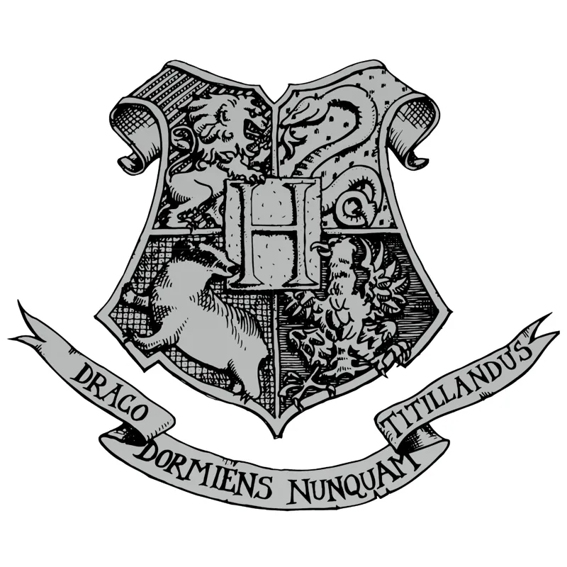 Hogwarts Seal ( Hueforge Sketch ) - Harry Potter
