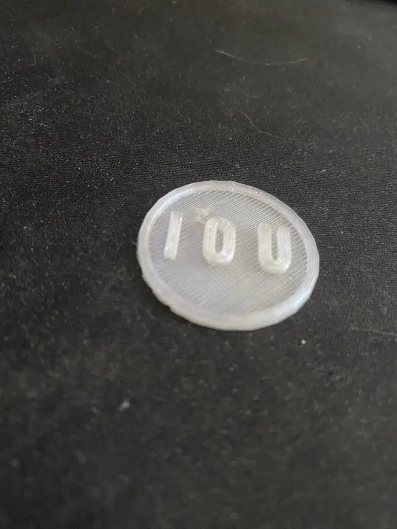 I O U Coin 