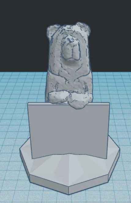 Customizable Bear w/Sign