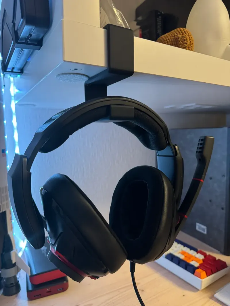 Kallax Headphone holder for EPOS GSP600 & other