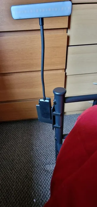 Clip Reading light bar holder
