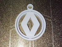 Porte-clés gyroscopique ancien logo Renault (1992-2021) — photo 1