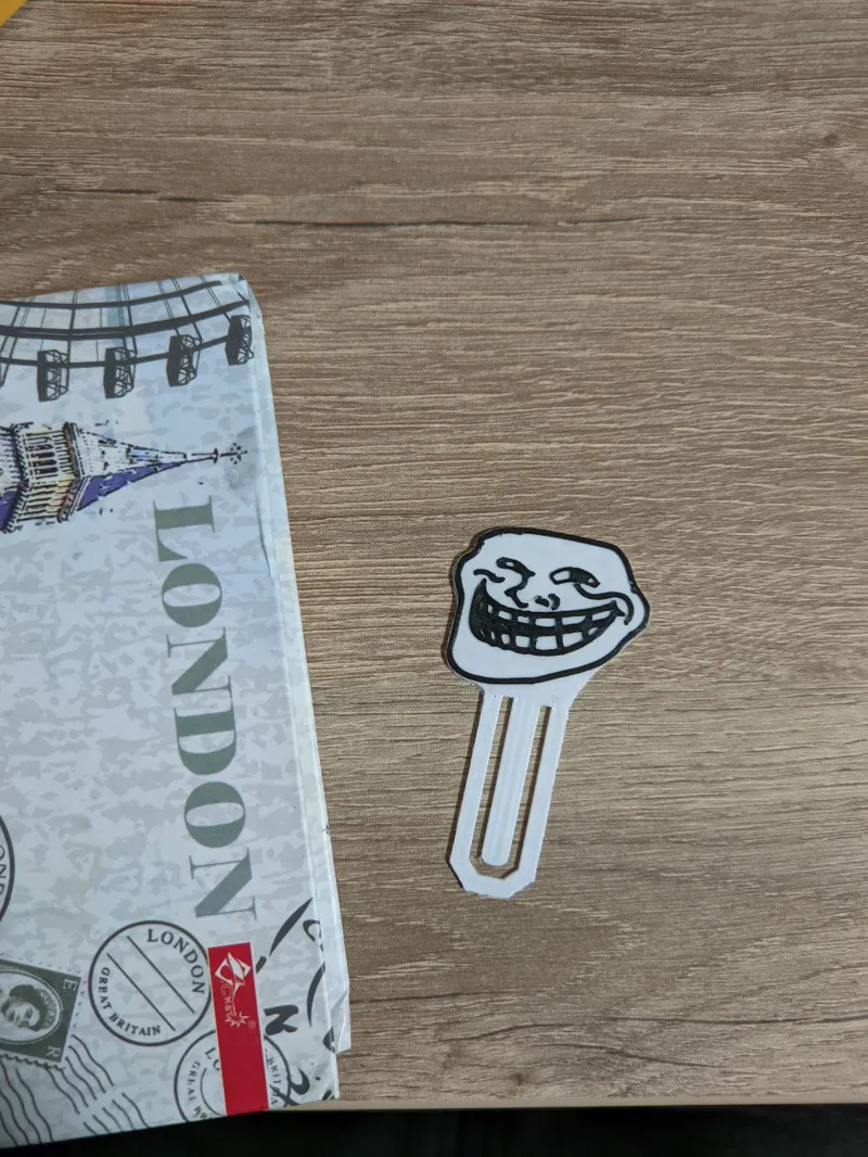 Trollface Bookmark