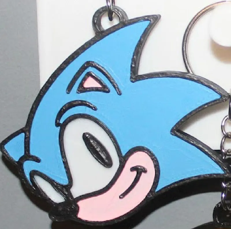 Sonic Keychain