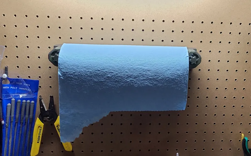Shop Towel Pegboard Mount (Quick Load)