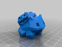 Bulbizarre citrouille low-poly édition Halloween — photo 1