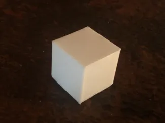 calibration cube (20mm x 20mm x 20mm)