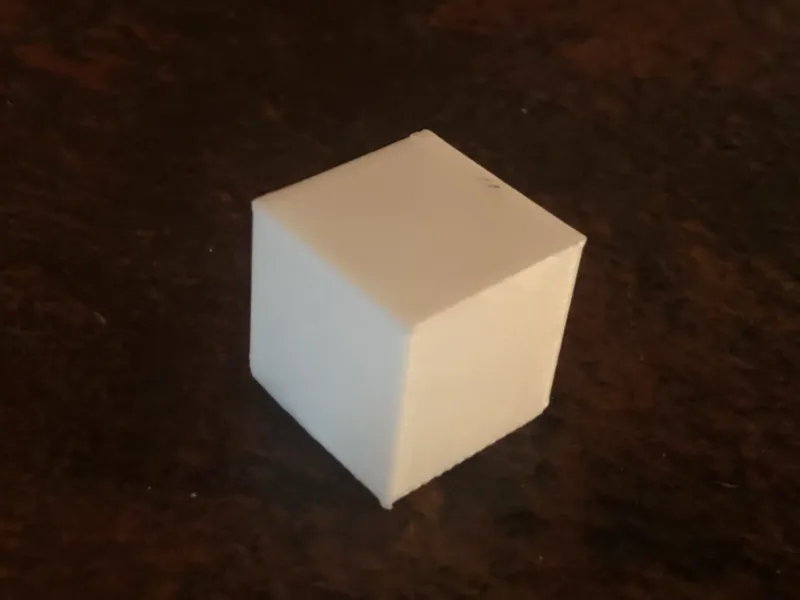 calibration cube (20mm x 20mm x 20mm)