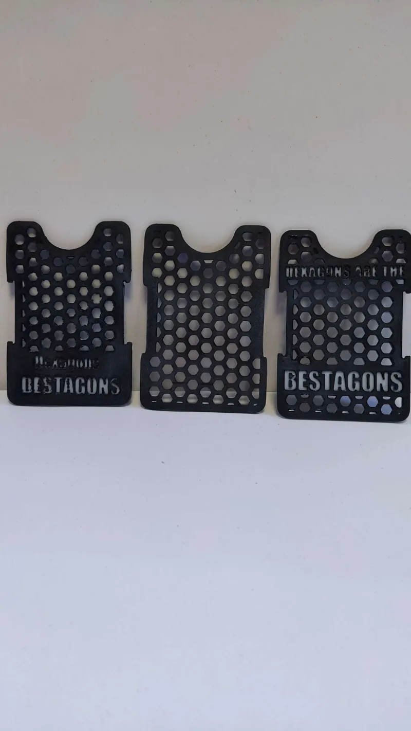Hexagon Wallet Covers Designed for Lockcard Wallet