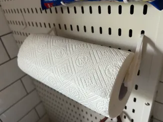 paper towel (ikea skadis)