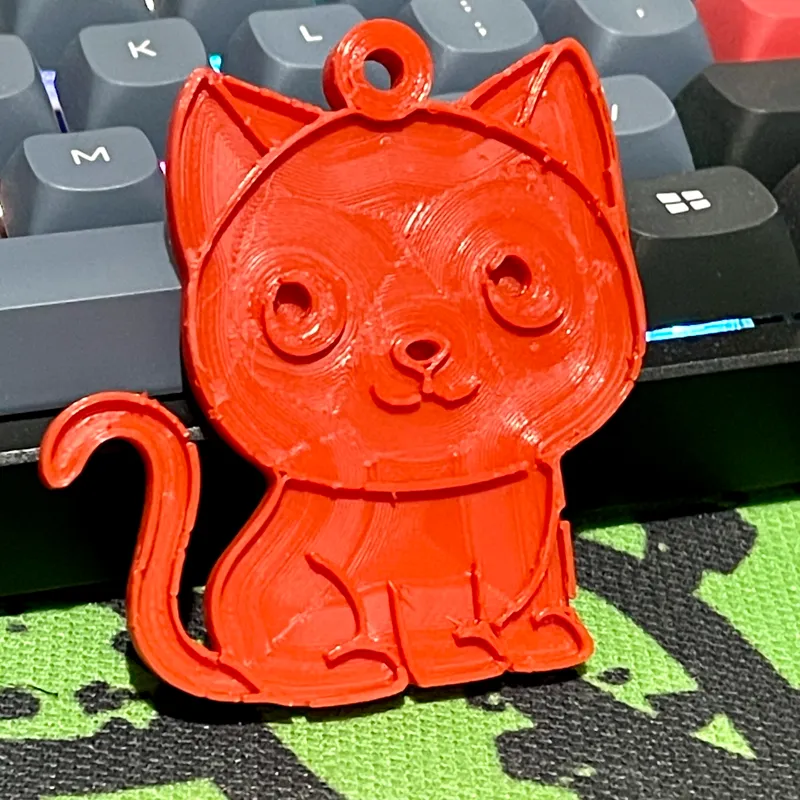 Cat Keychain 