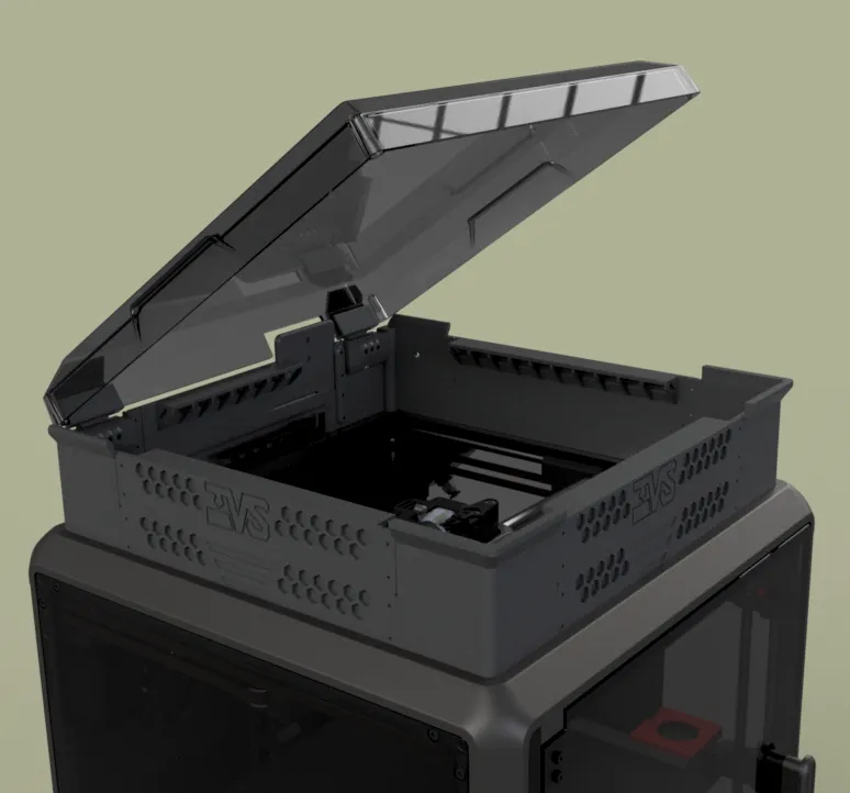 NEW Creality K1 Riser with hinges and LED + STEP