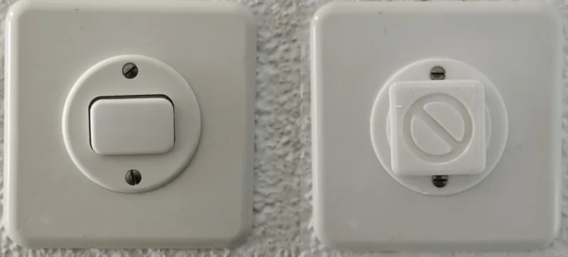 Feller Classic Modern - Swiss Light Switch Cover