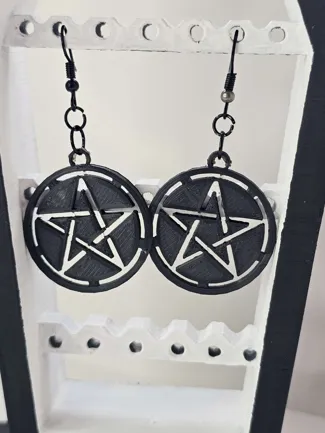 Pentagram Earrings