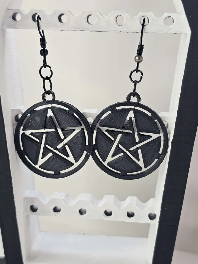Pentagram Earrings