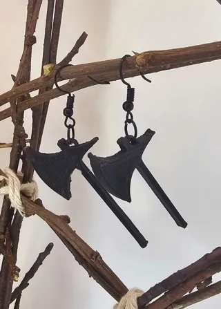 Battle Axe Earrings