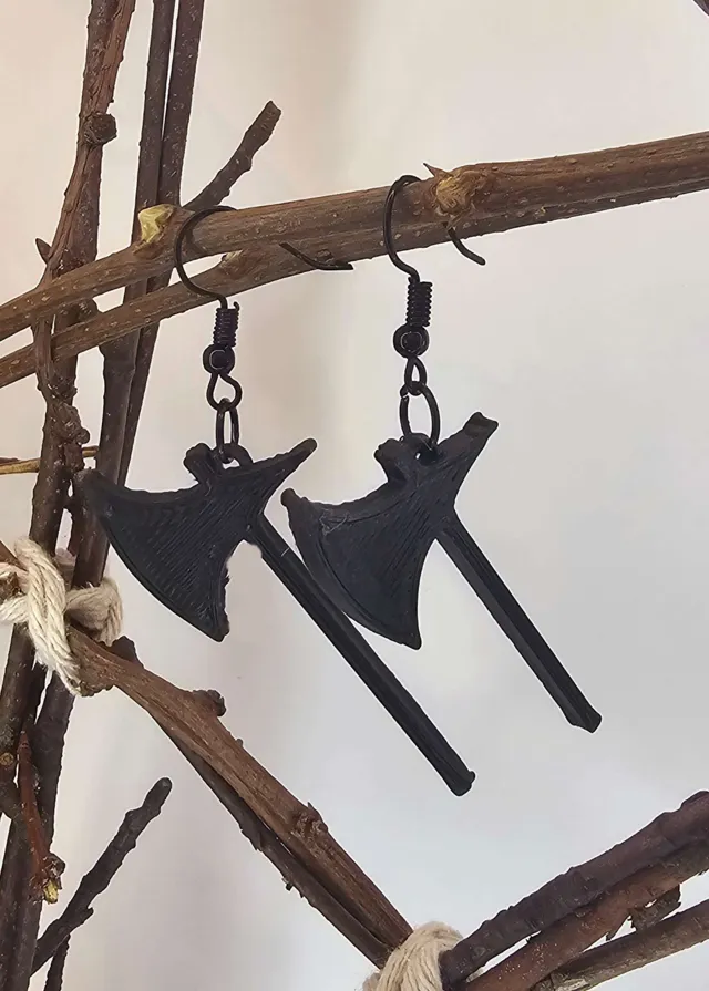 Battle Axe Earrings