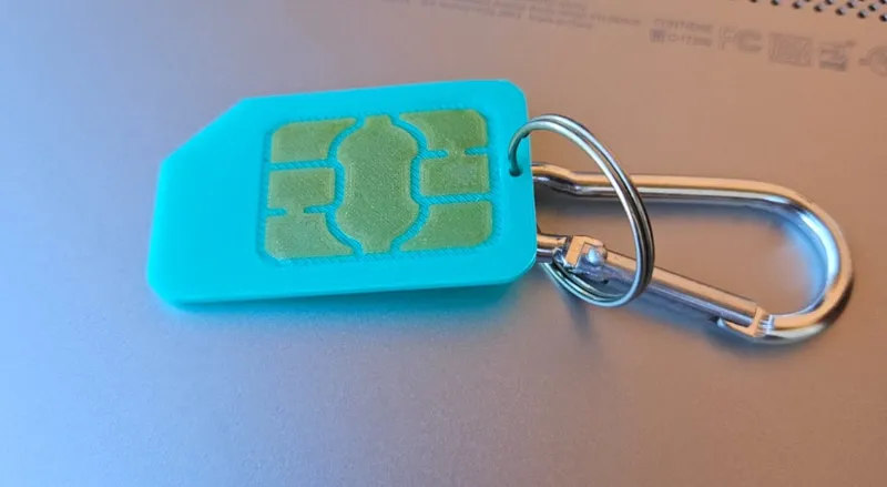 SIM Card Keichain